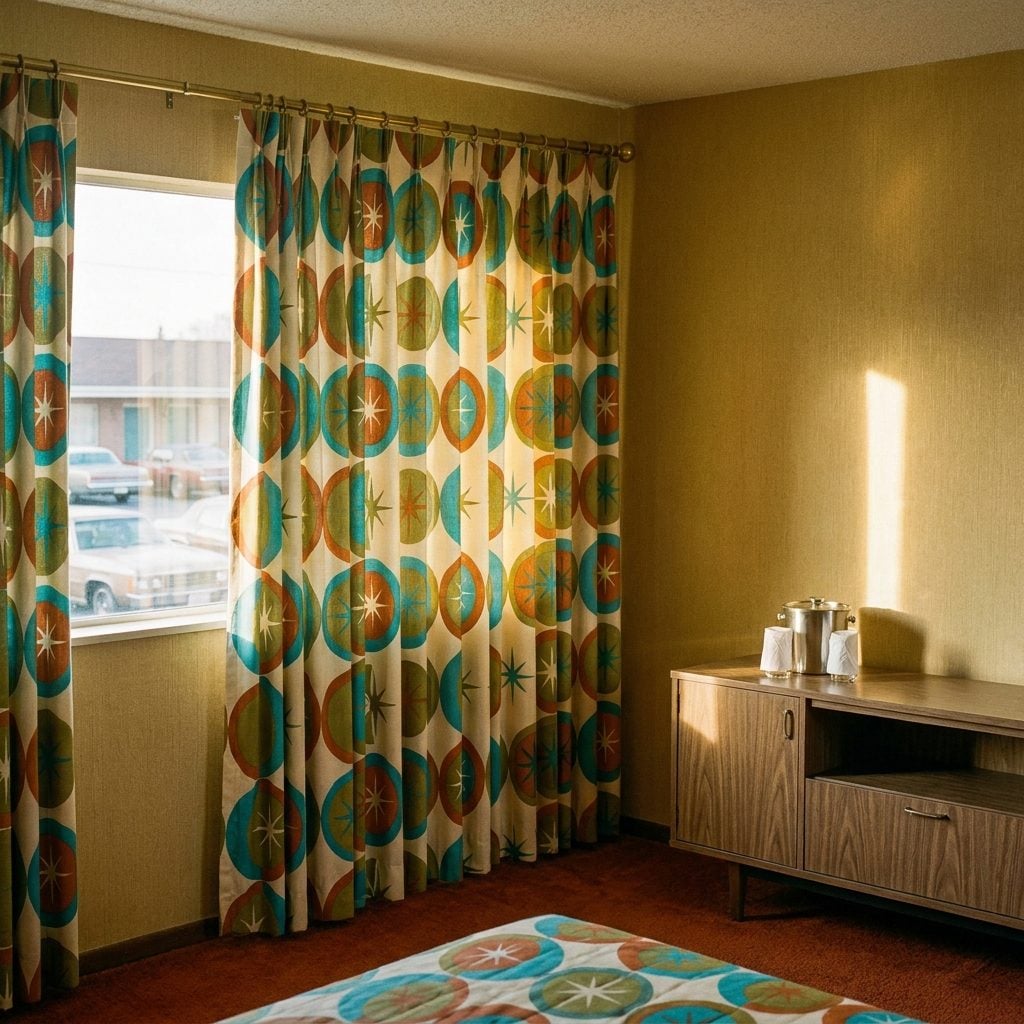 Curtains with Patterns So Bold They Could Be Seen from the Parking Lot