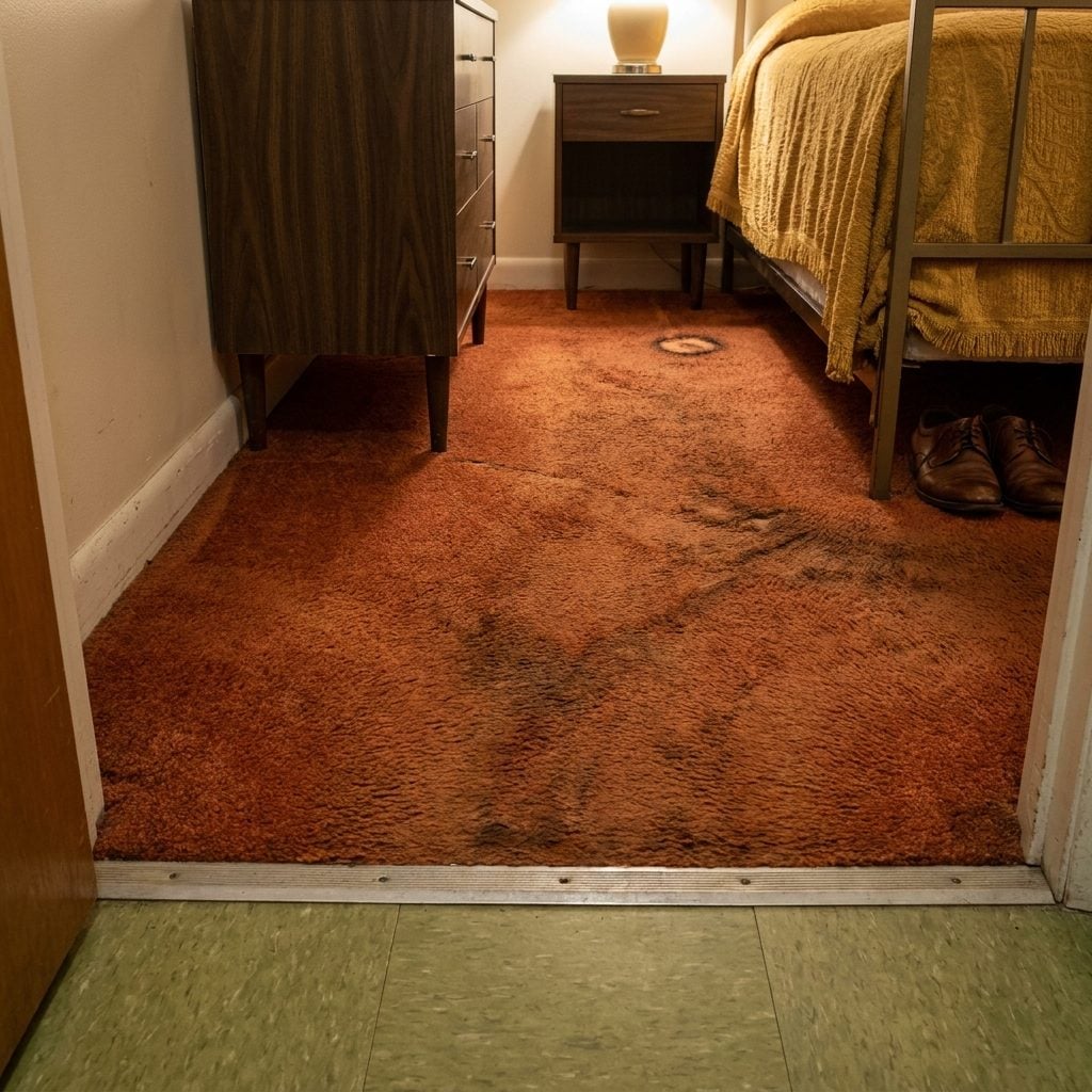 Wall-to-Wall Shag or Low-Pile Commercial Carpet in Colors Nature Never Intended
