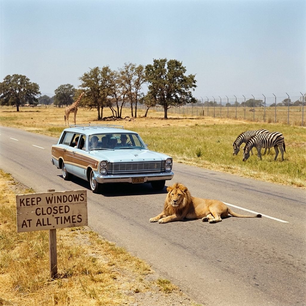 Drive-Through Safari Parks Where Lions Stood on Your Station Wagon