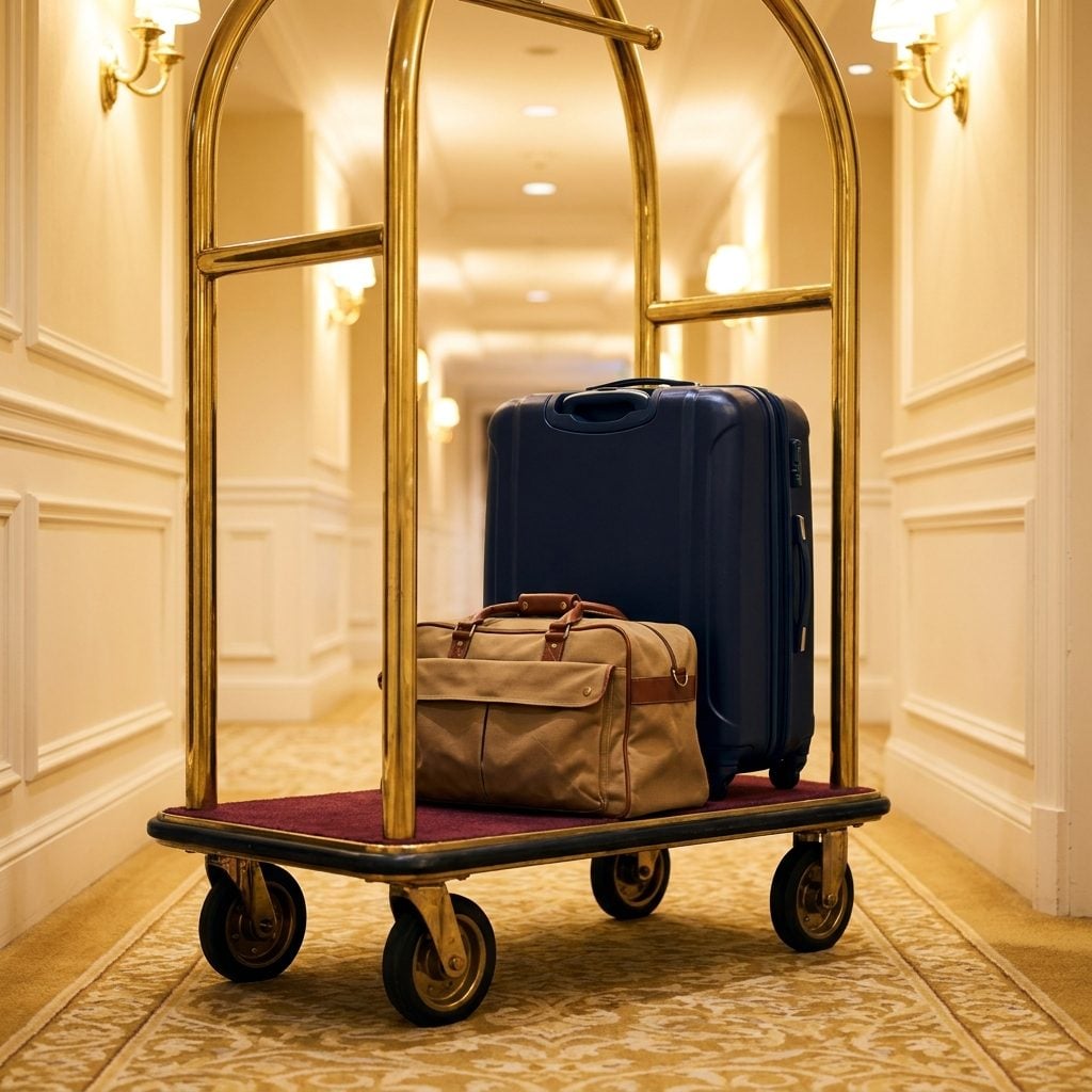 Forgetting That Bellhops Often Split Tips When Multiple Staff Handle the Luggage