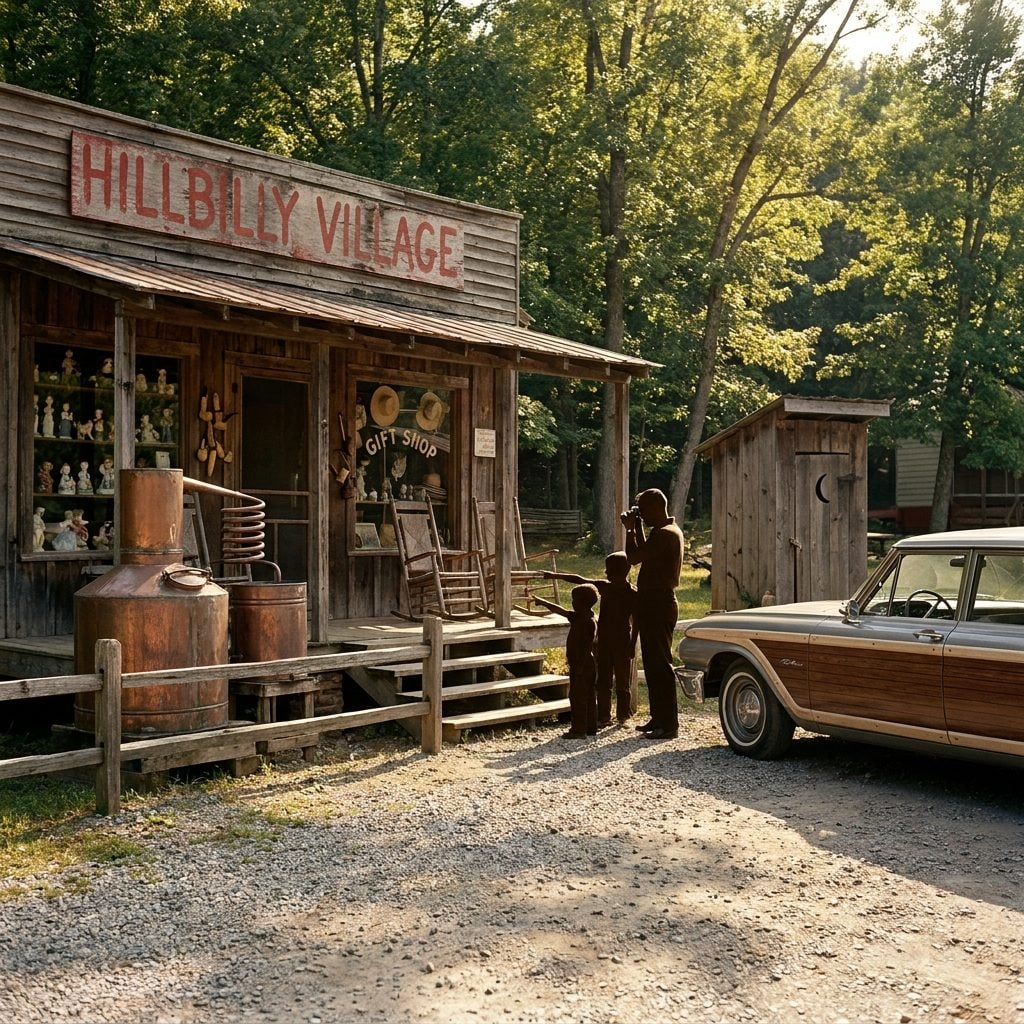 The Hillbilly Village Where Everyone Posed Barefoot by a Moonshine Still