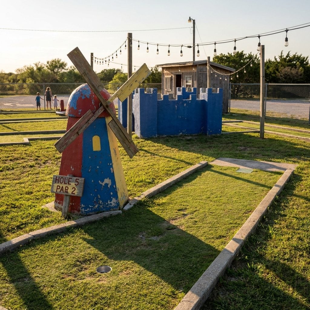 Miniature Golf Courses Shaped Like Castles, Windmills, and Anything Else Made of Plaster