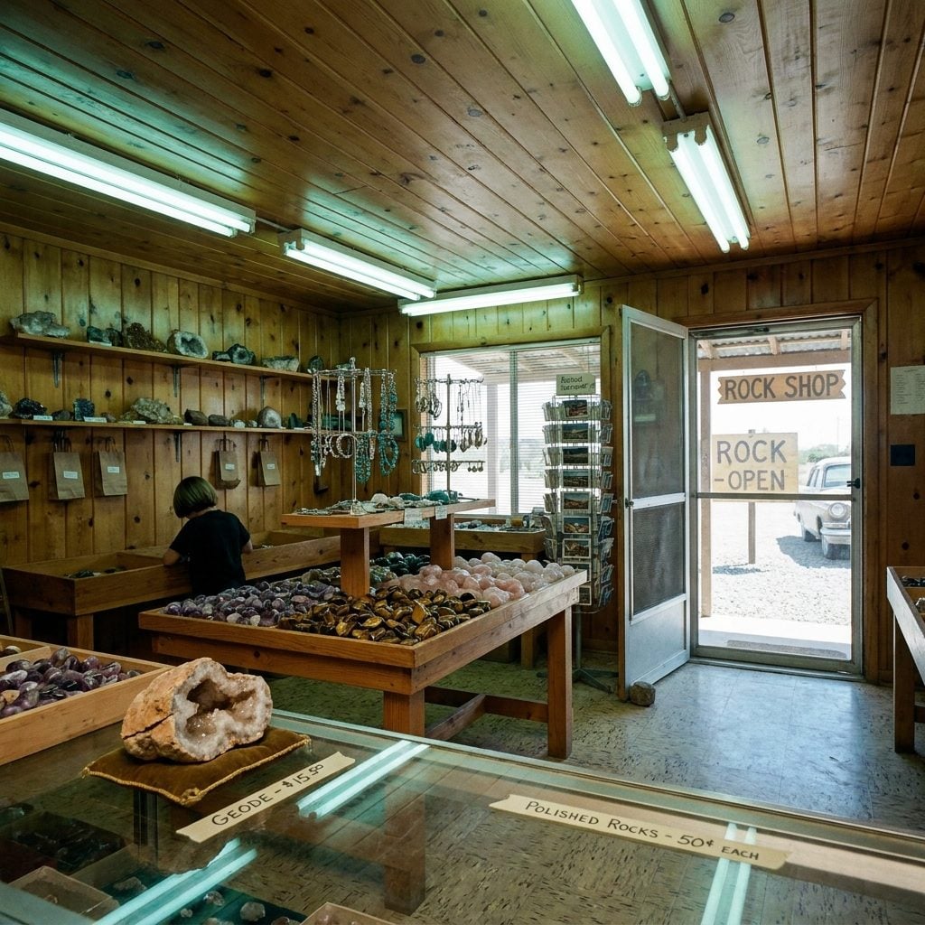 The Rock Shop Packed with Polished Stones, Geodes, and a Kid's Life Savings