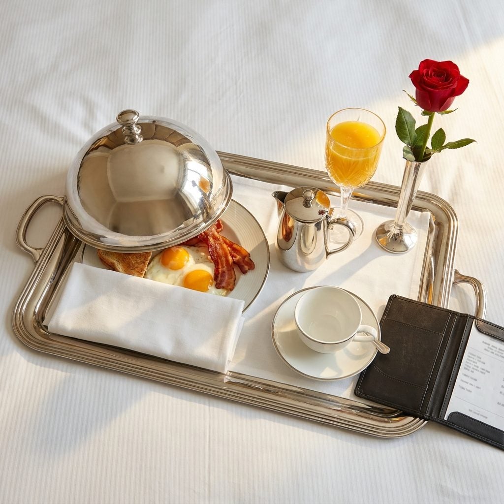 Skipping Tips Because Room Service Added a Service Charge (Staff Often Only See Part of It)