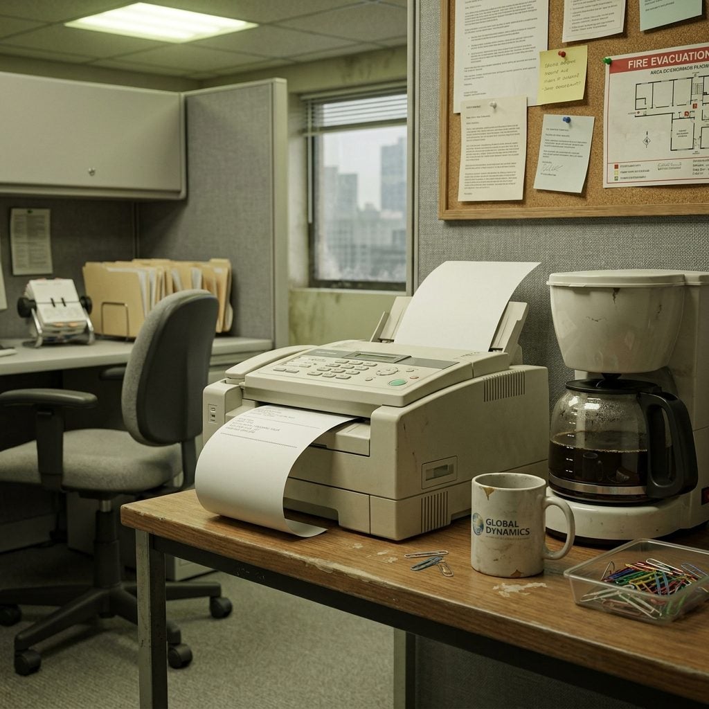Office Workers Would Still Be Feeding Fax Machines and Handing Envelopes to Bike Couriers