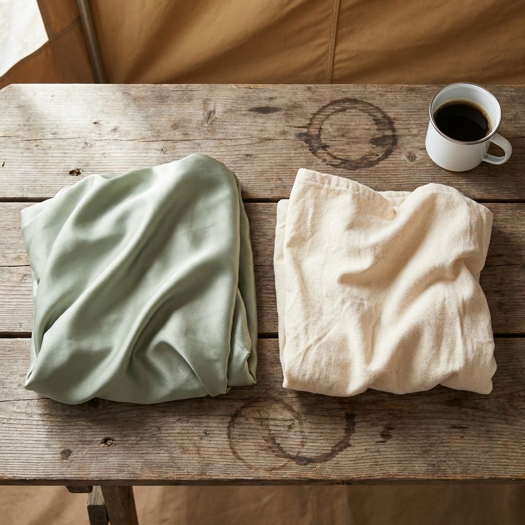 Buying a Cotton Sleeping Bag Liner Instead of Silk or Fleece