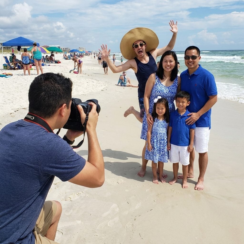 Not Checking for Photobombers Before Taking the Shot
