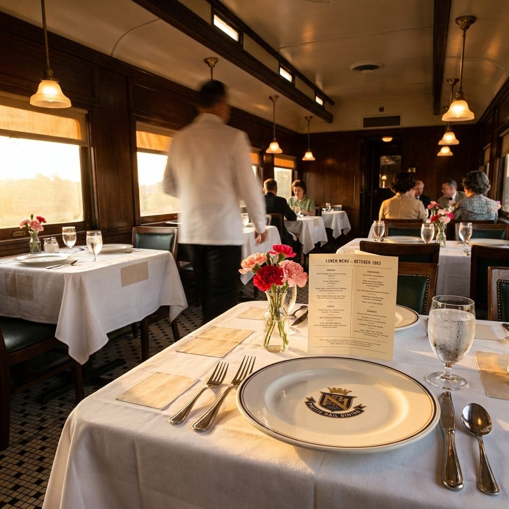 The Diner's Printed Menu Card That Changed at Every Meal