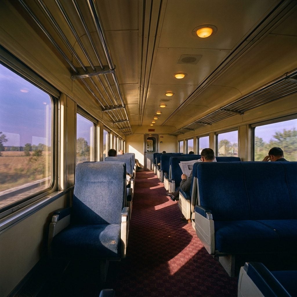 The Drumbeat of the Rail Joints That Measured Out the Miles