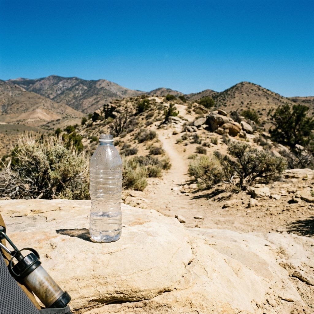 Filtering Water Only at Camp Instead of Carrying a Full Bottle