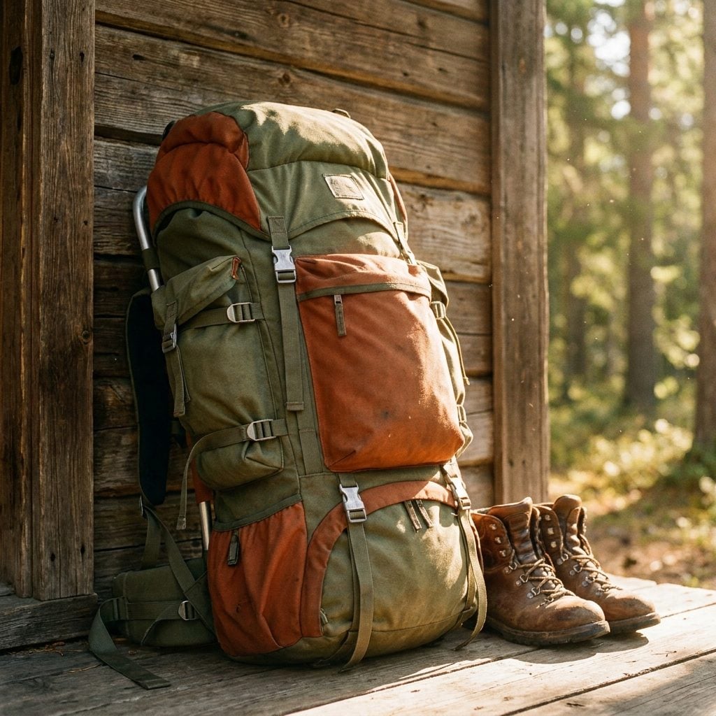 The Giant External Frame Pack for a Two-Night Trip