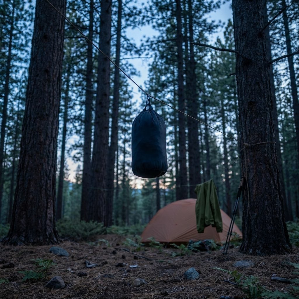 Leaving Bear Bag Hanging Until You Need Something From It