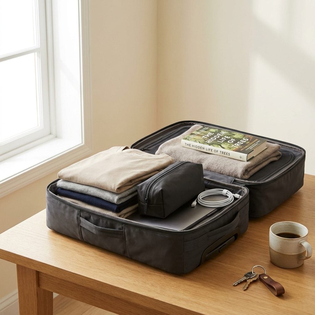 Packing the Laptop in a Bag Where It Can't Be Seen