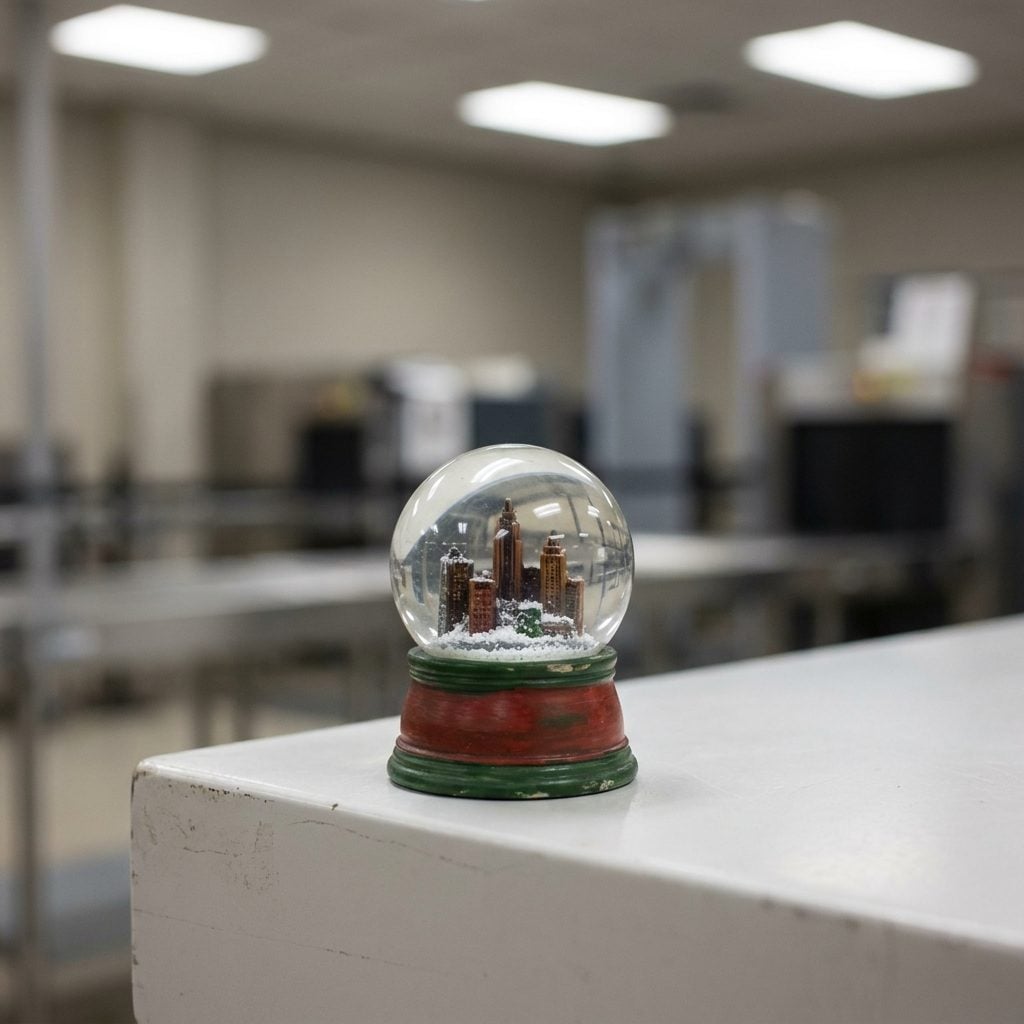 Packing a Snow Globe You Bought at the Gift Shop