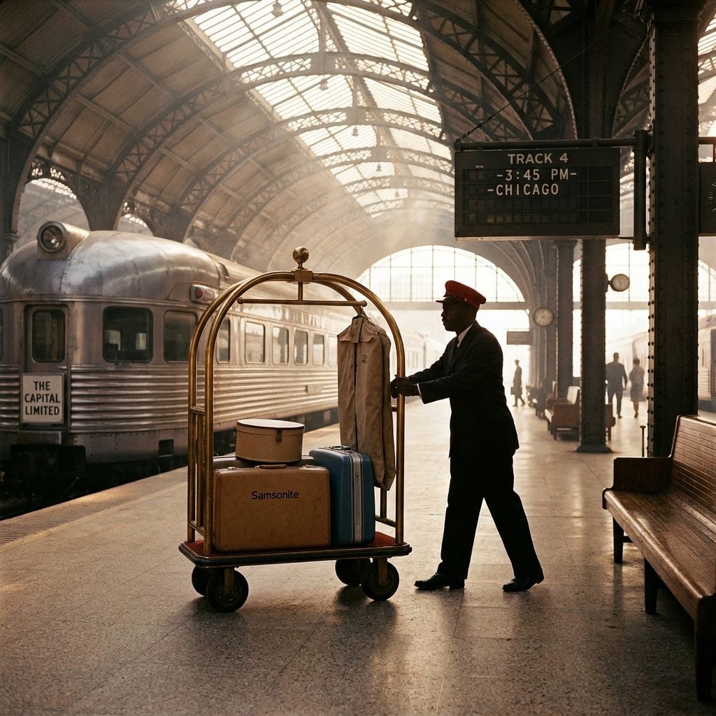 The Redcap Who Carried Your Luggage Straight From the Taxi to the Platform