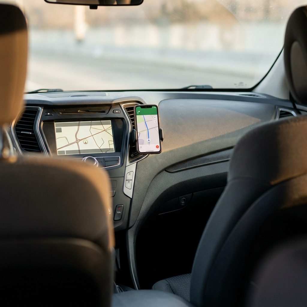Relying on the Rental Company's GPS Instead of Your Own Phone