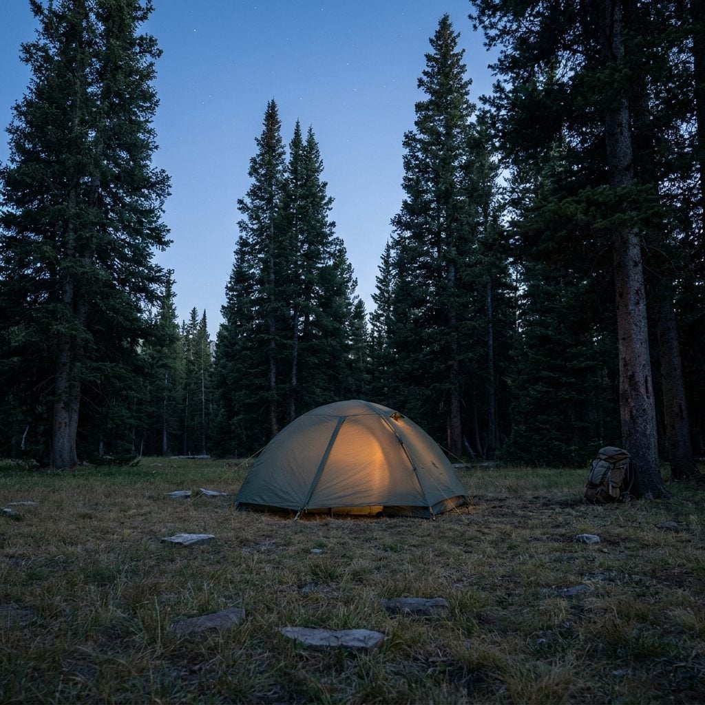 Setting Up Camp After Dark Because You Pushed Too Far