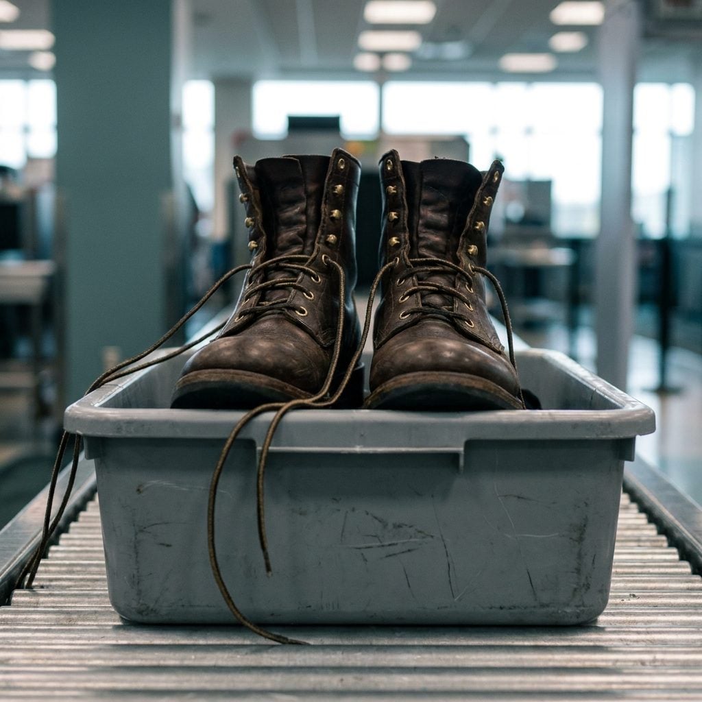 Wearing Boots With Laces That Take Three Minutes to Untie