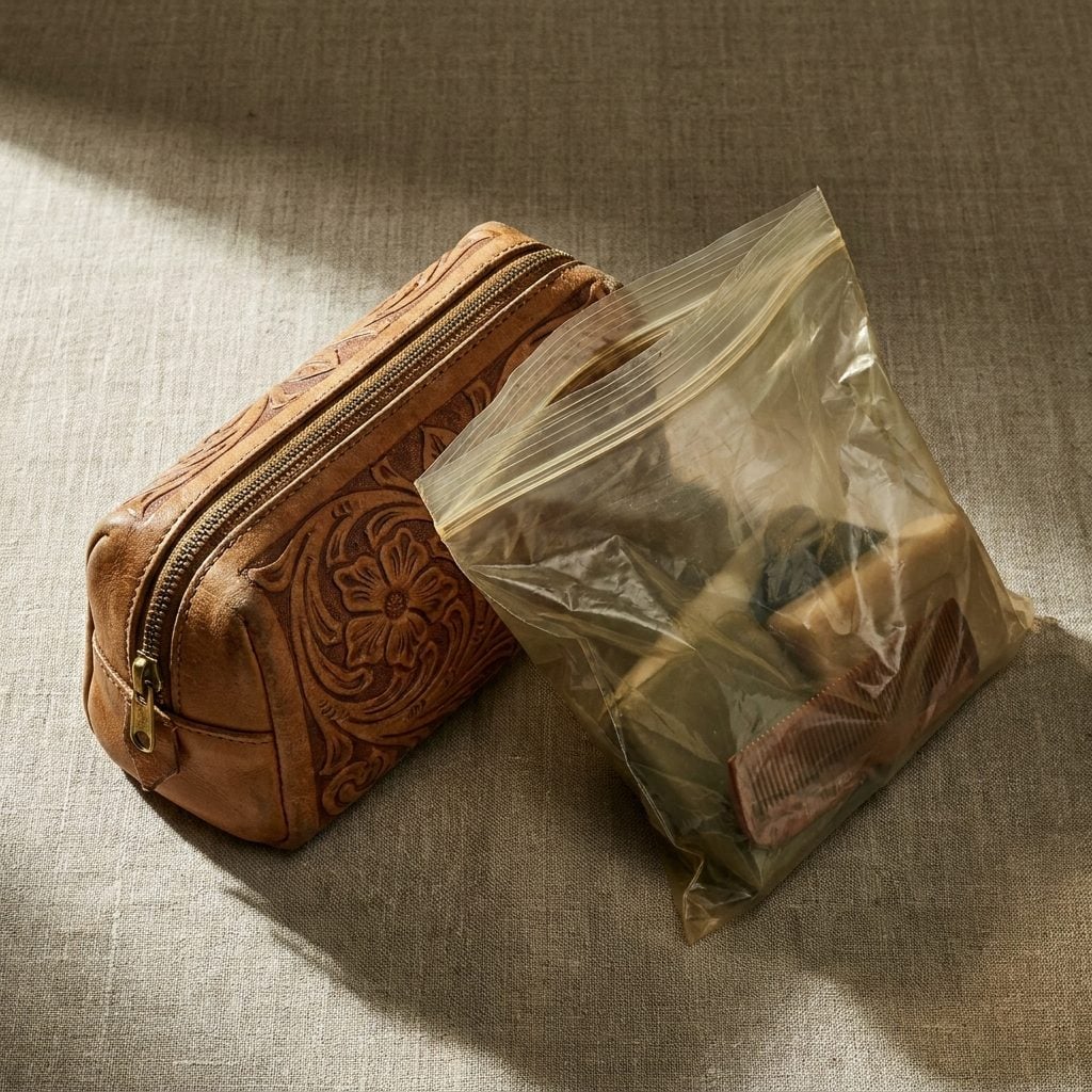 The Amenity Kit That Came in a Leather Pouch, Not a Ziploc Bag