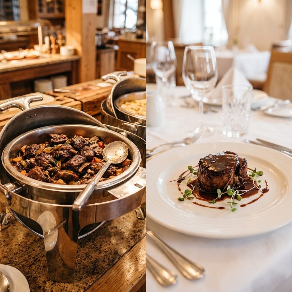 Assuming the Buffet and the Dining Room Are Serving the Same Food