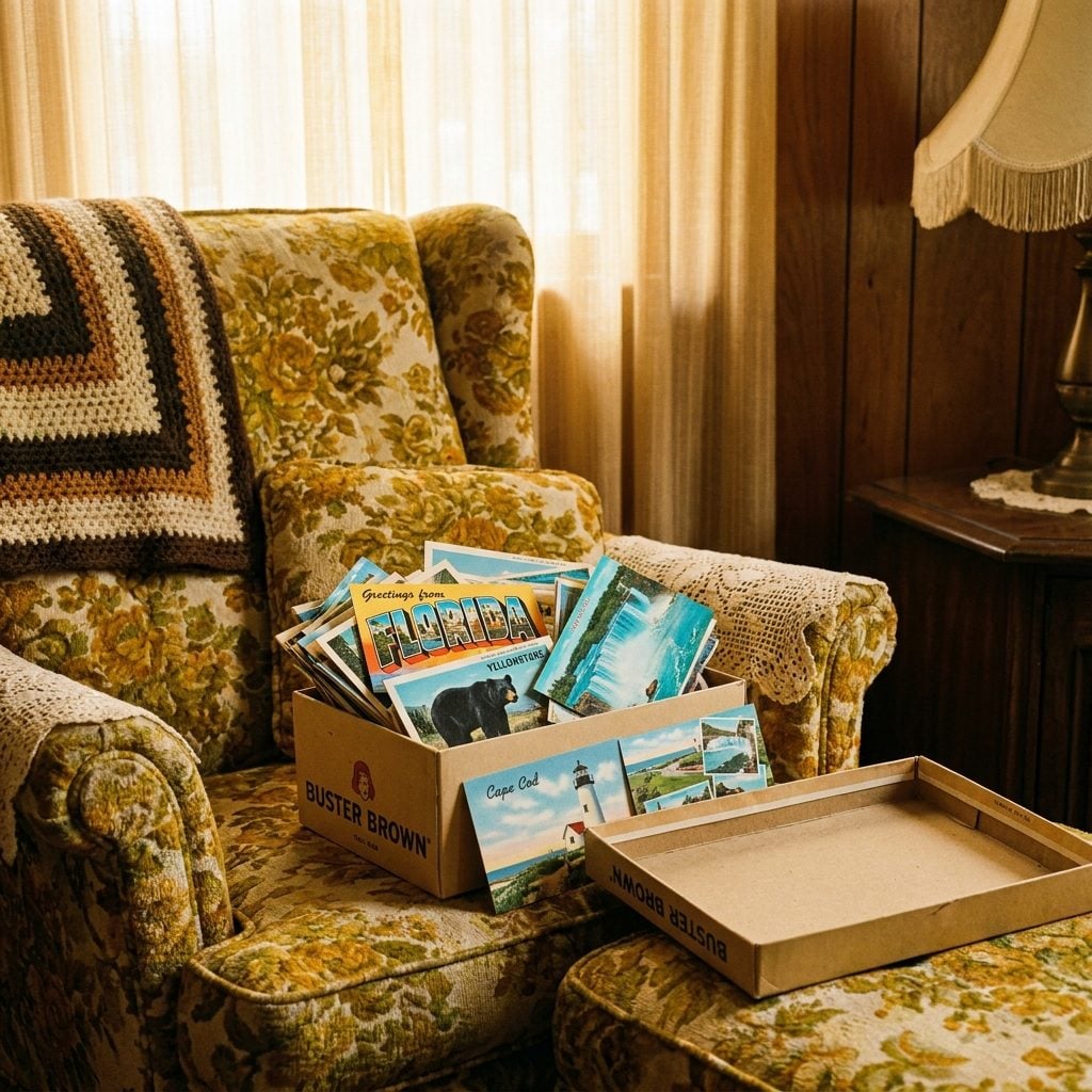 The Aunt Who Kept Every Postcard You Ever Sent Her in a Shoebox