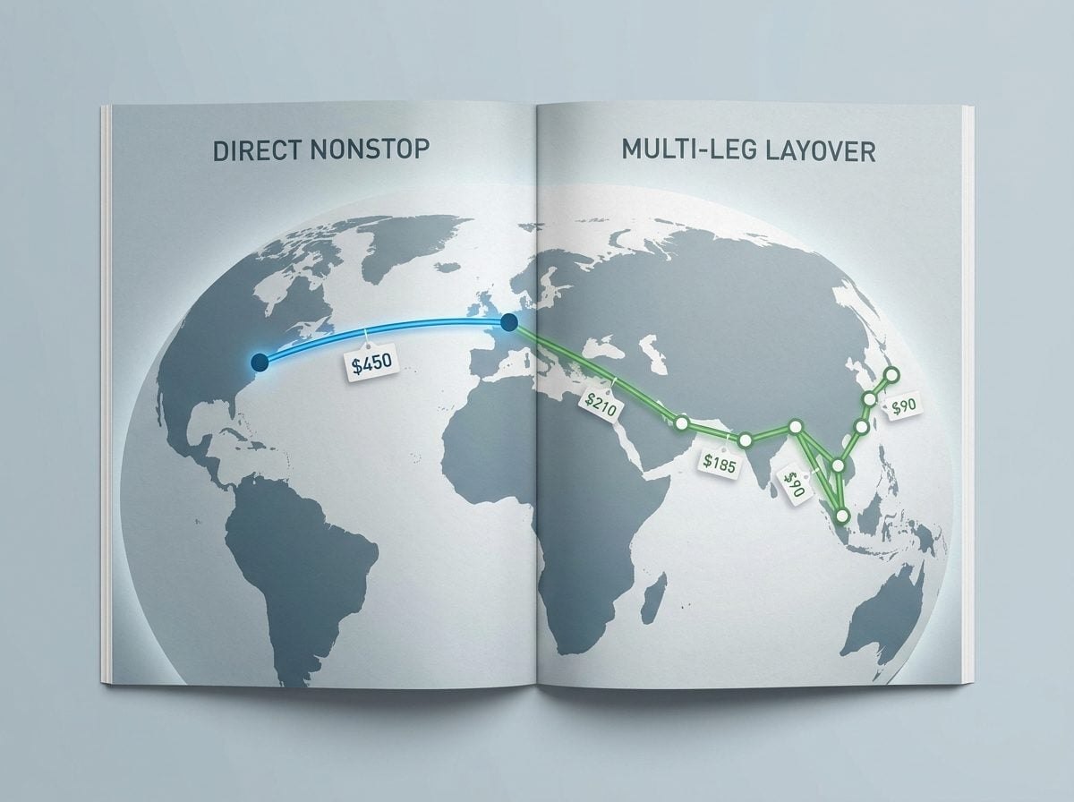Avoiding Every Layover Is Not Always Faster or Less Stressful