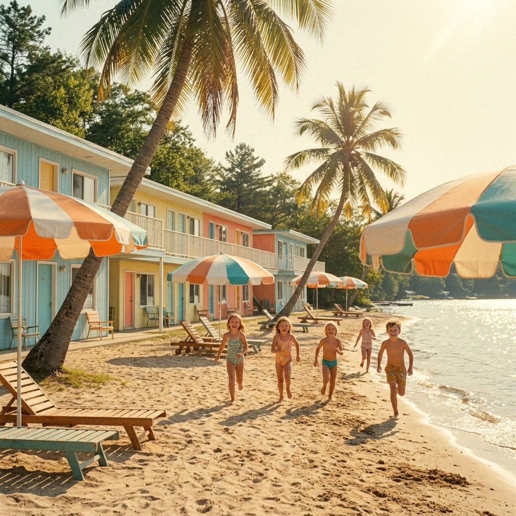 The Beach or Lake Resort Motel