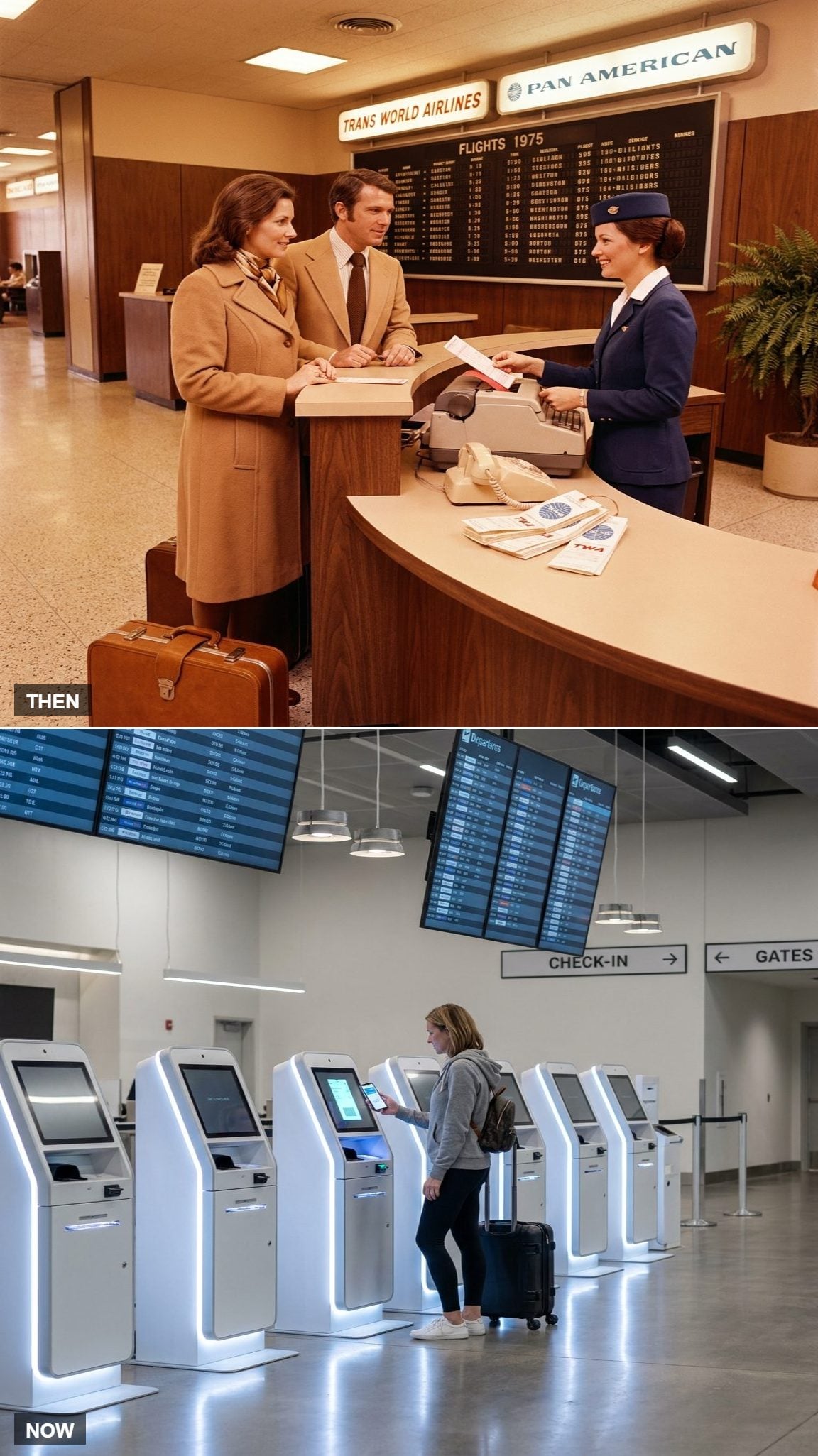 Checking In at the Counter
