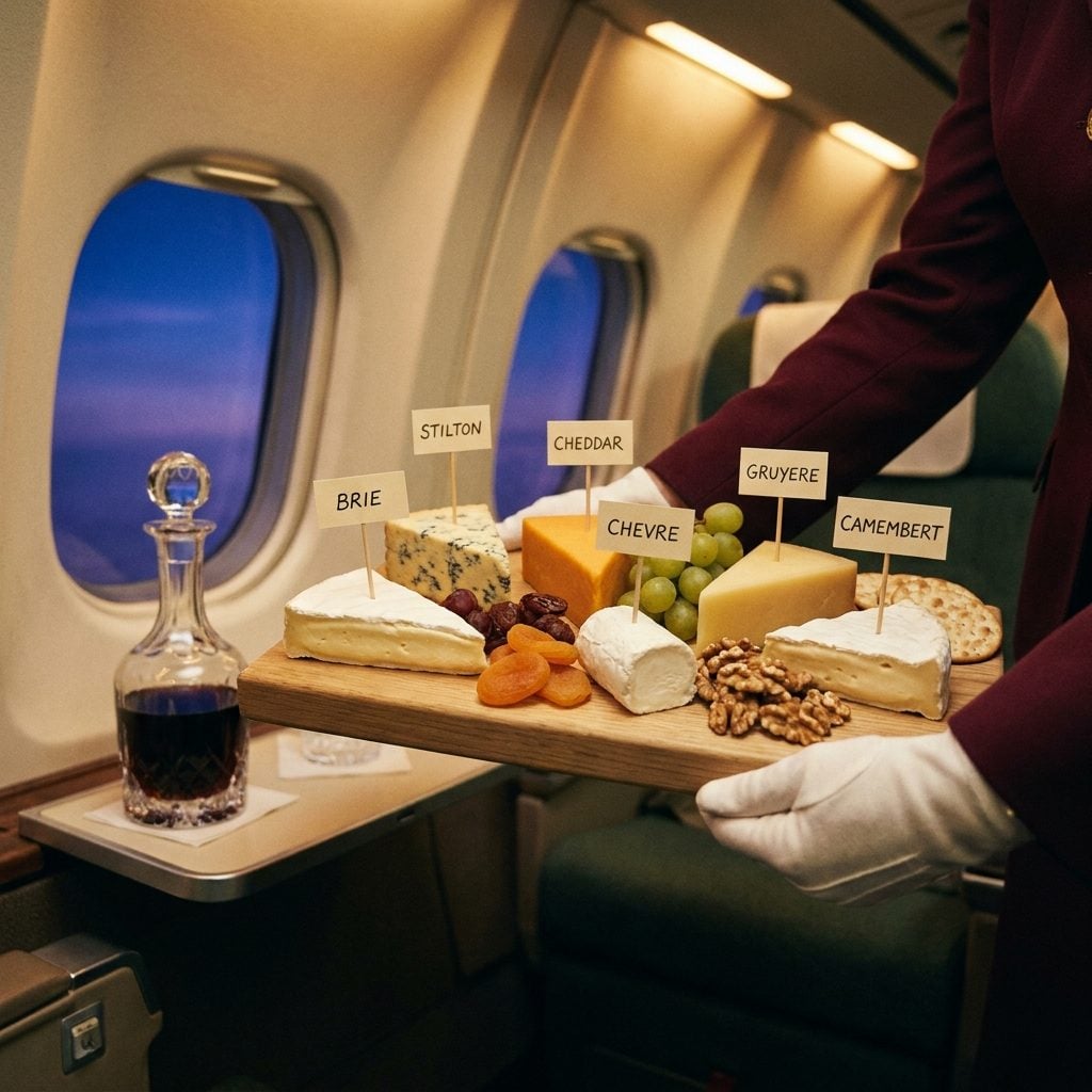 The Cheese Course Served From a Board or Trolley