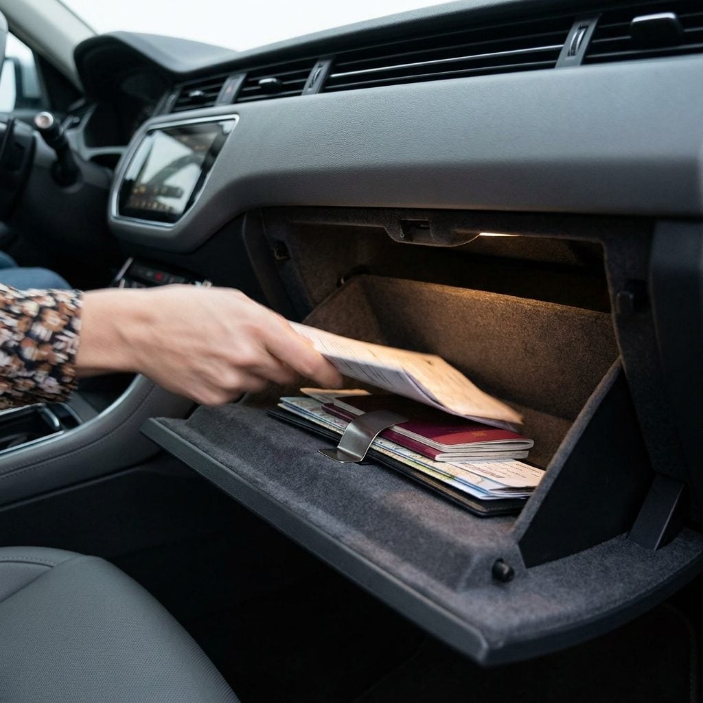 No Dedicated Spot for the Documents You Need Every 200 Miles