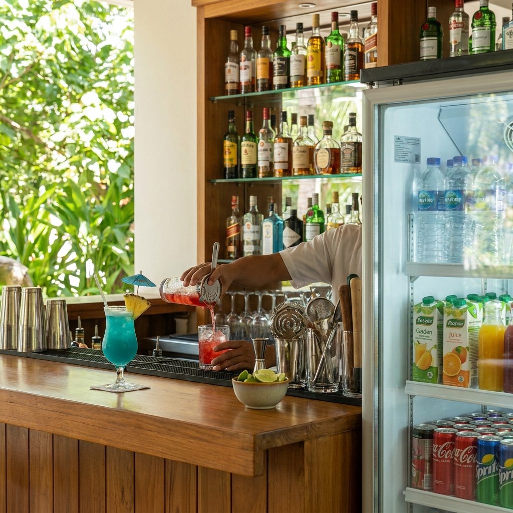 Drinking Only What's Poured at the Pool Bar