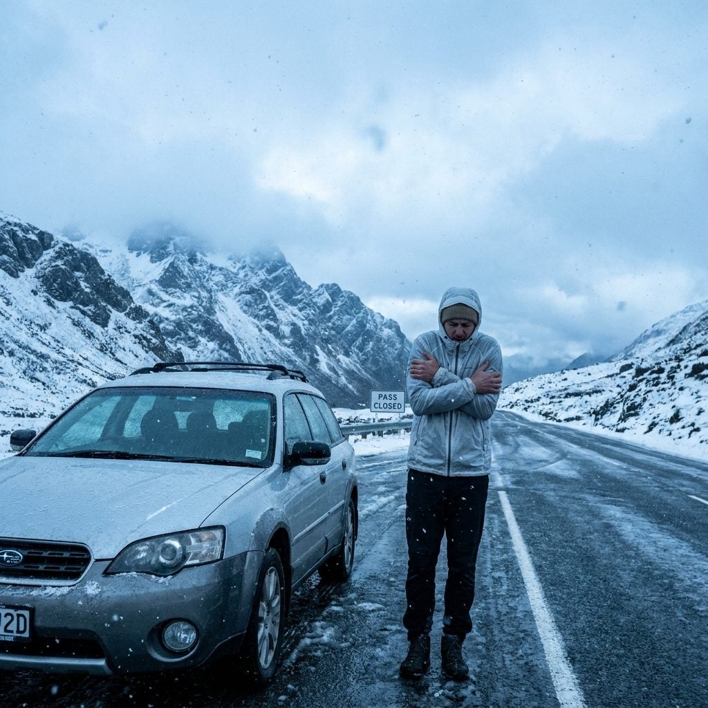 Forgetting That a 'Light Jacket' Is Not a Weather Strategy