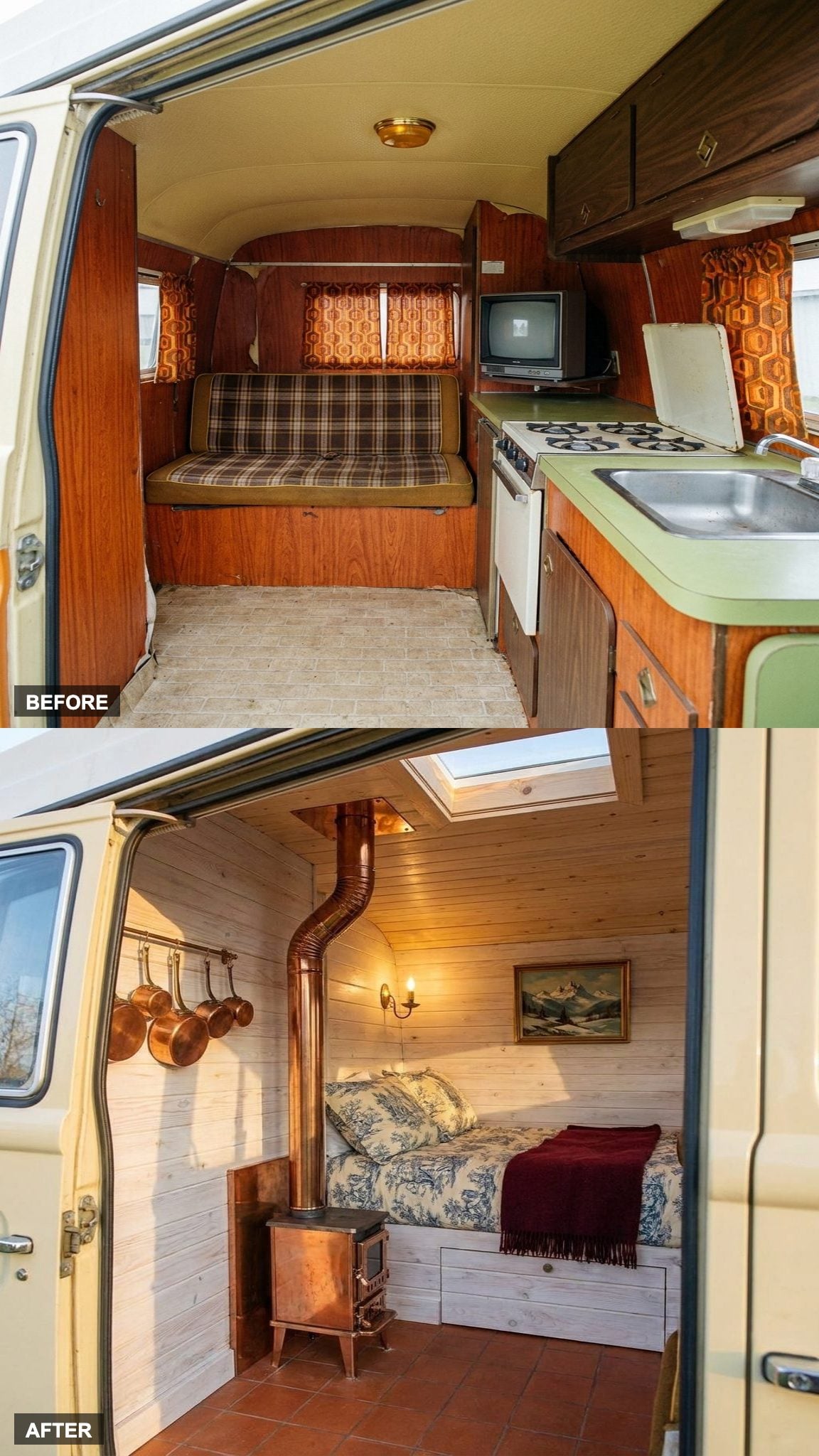 French Alpine Refuge with Toile and Copper