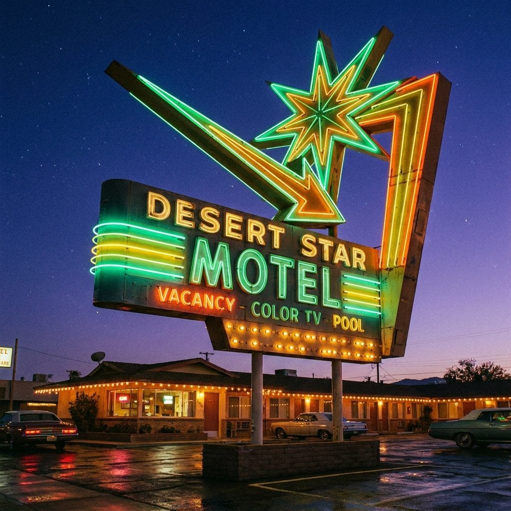 The Holiday Inn With the Green Sign