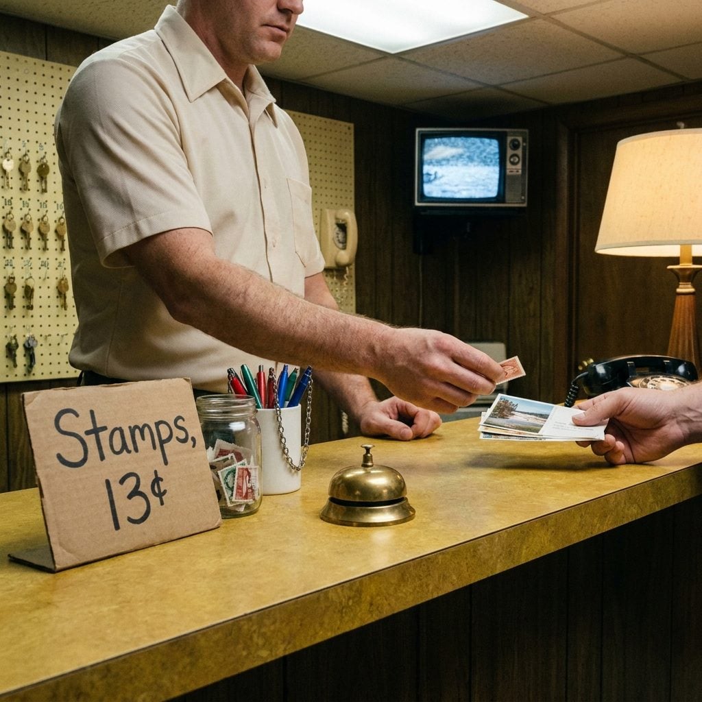 Hunting Down a Stamp When You Forgot to Buy Them at the Post Office