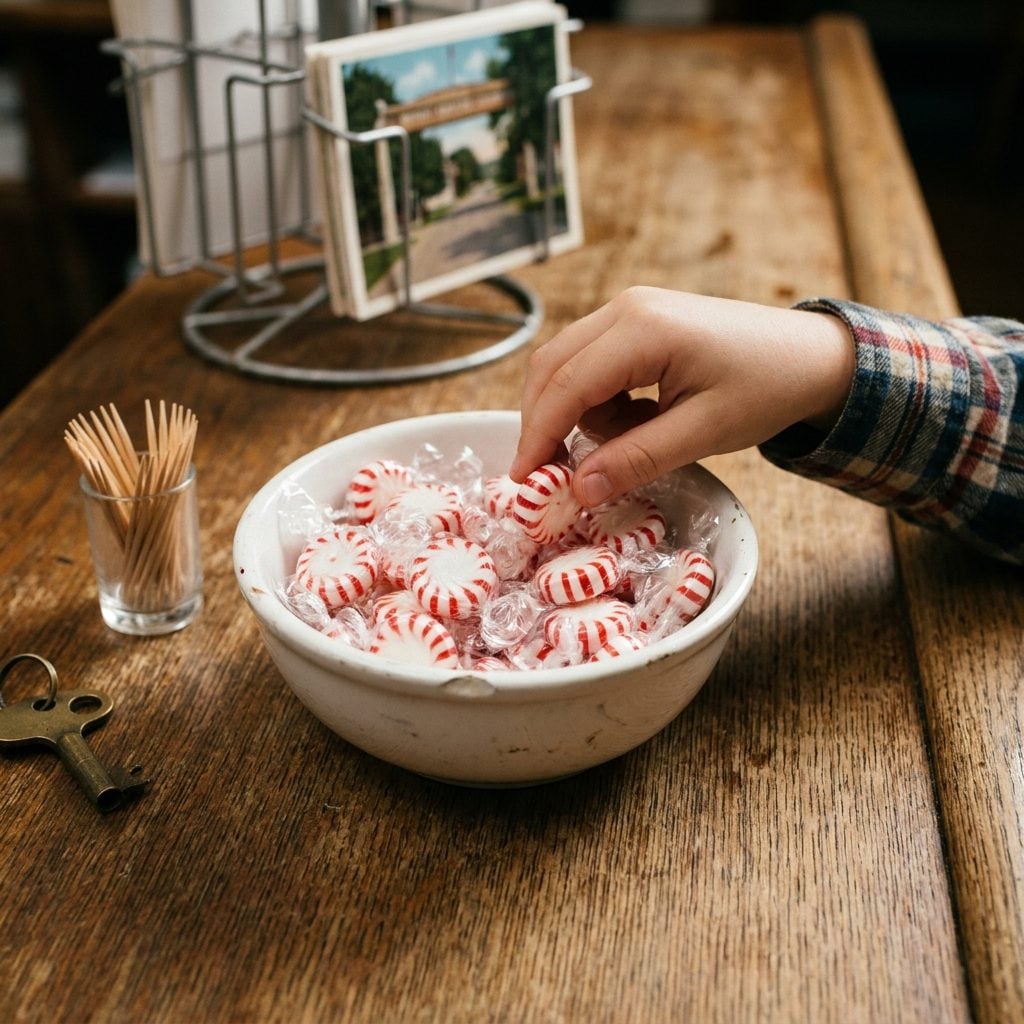 The Individually Wrapped Peppermint at the Register You Always Grabbed Two Of