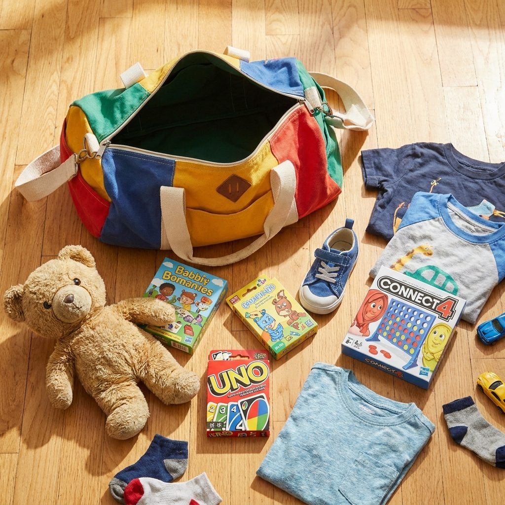 Letting the Kids Pack Their Own Bags Without a Single Guideline