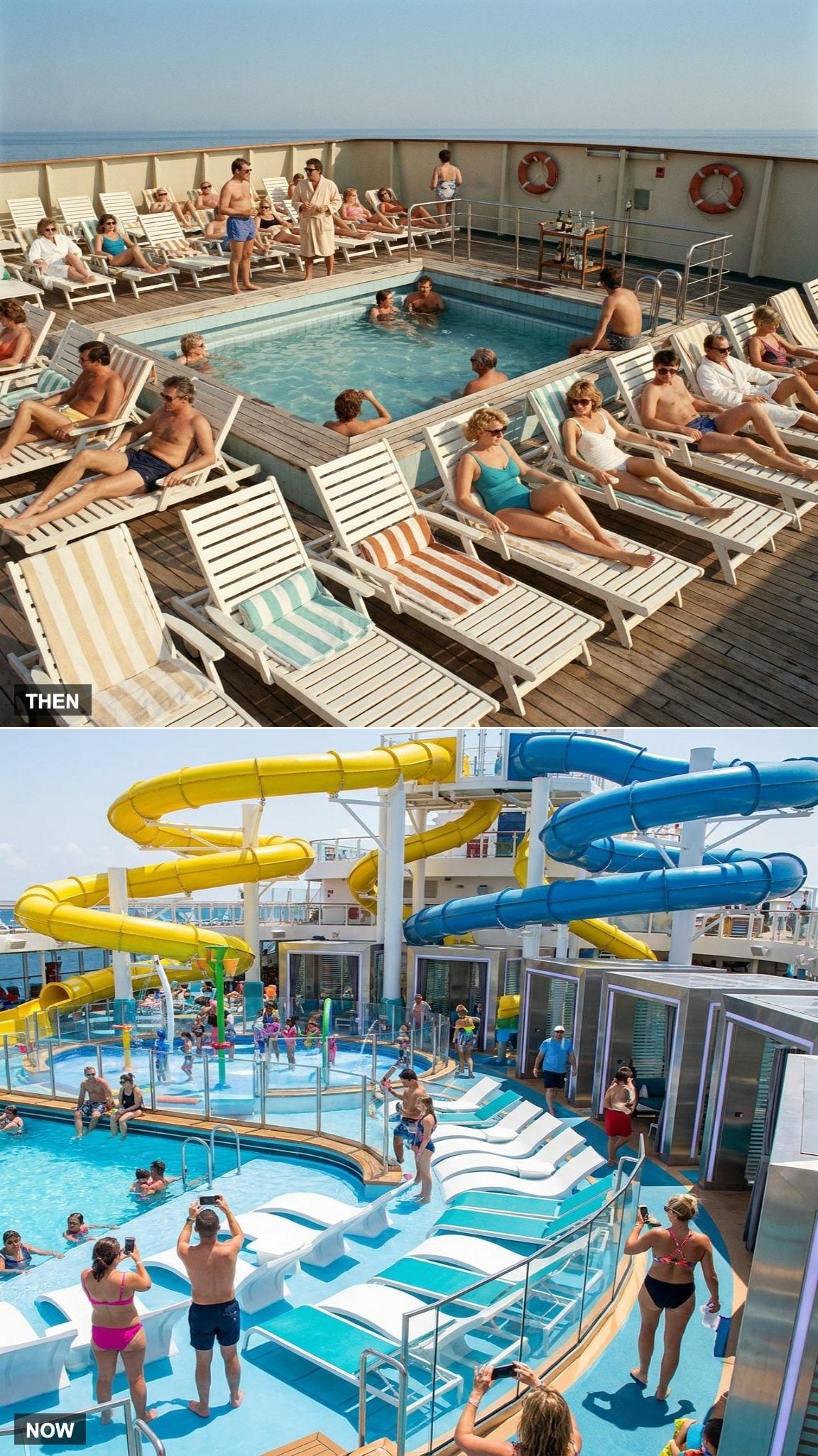 Modest Pool Decks vs. Multi-Deck Water Parks