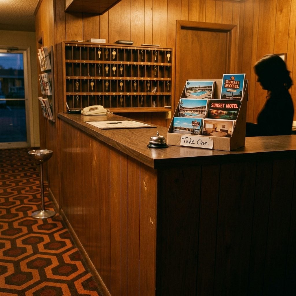 The Motel Postcard Rack in the Lobby, Free for the Taking