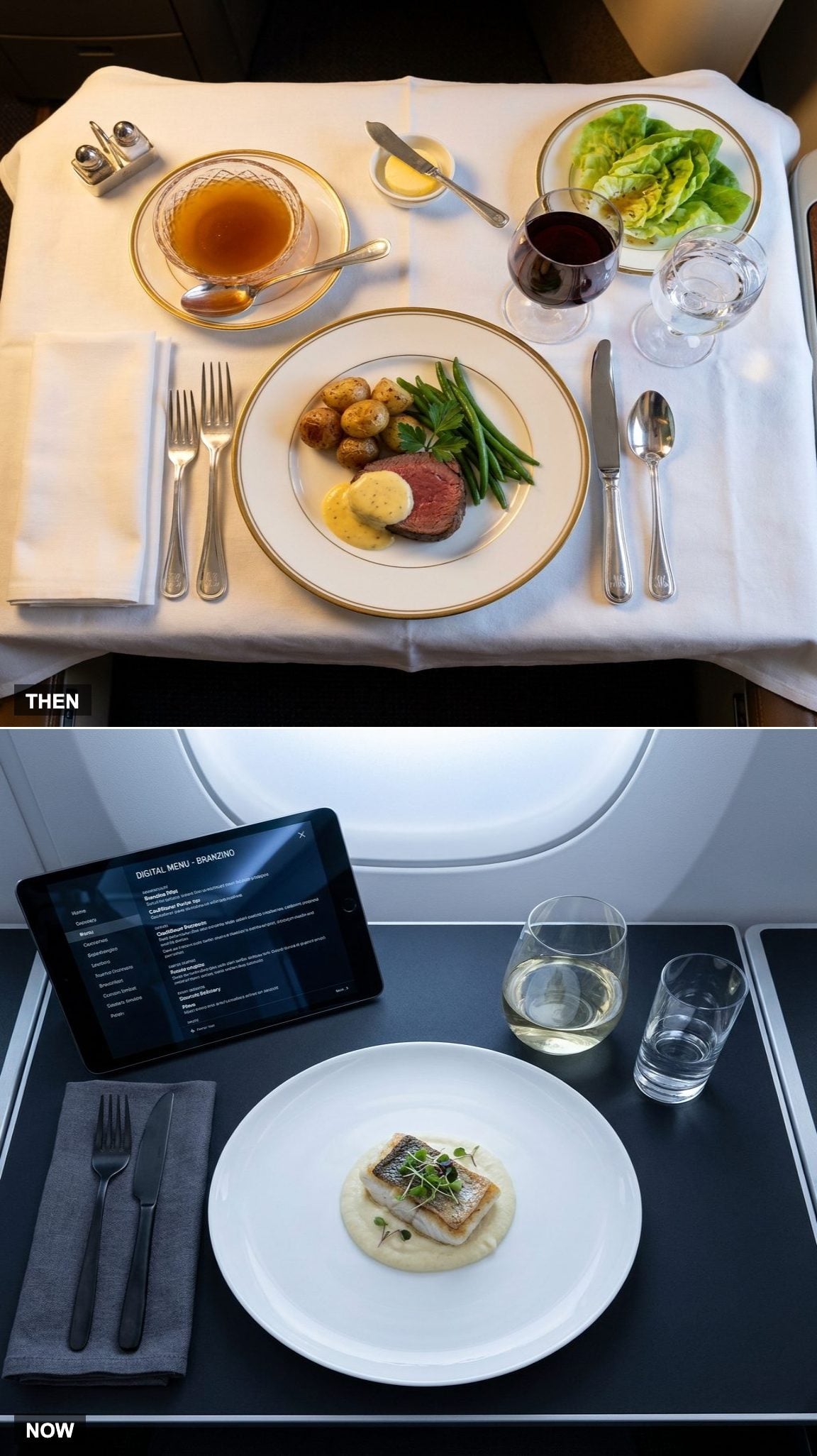 Multi-Course Meals on Fine China vs. Restaurant-Style Dining on Demand
