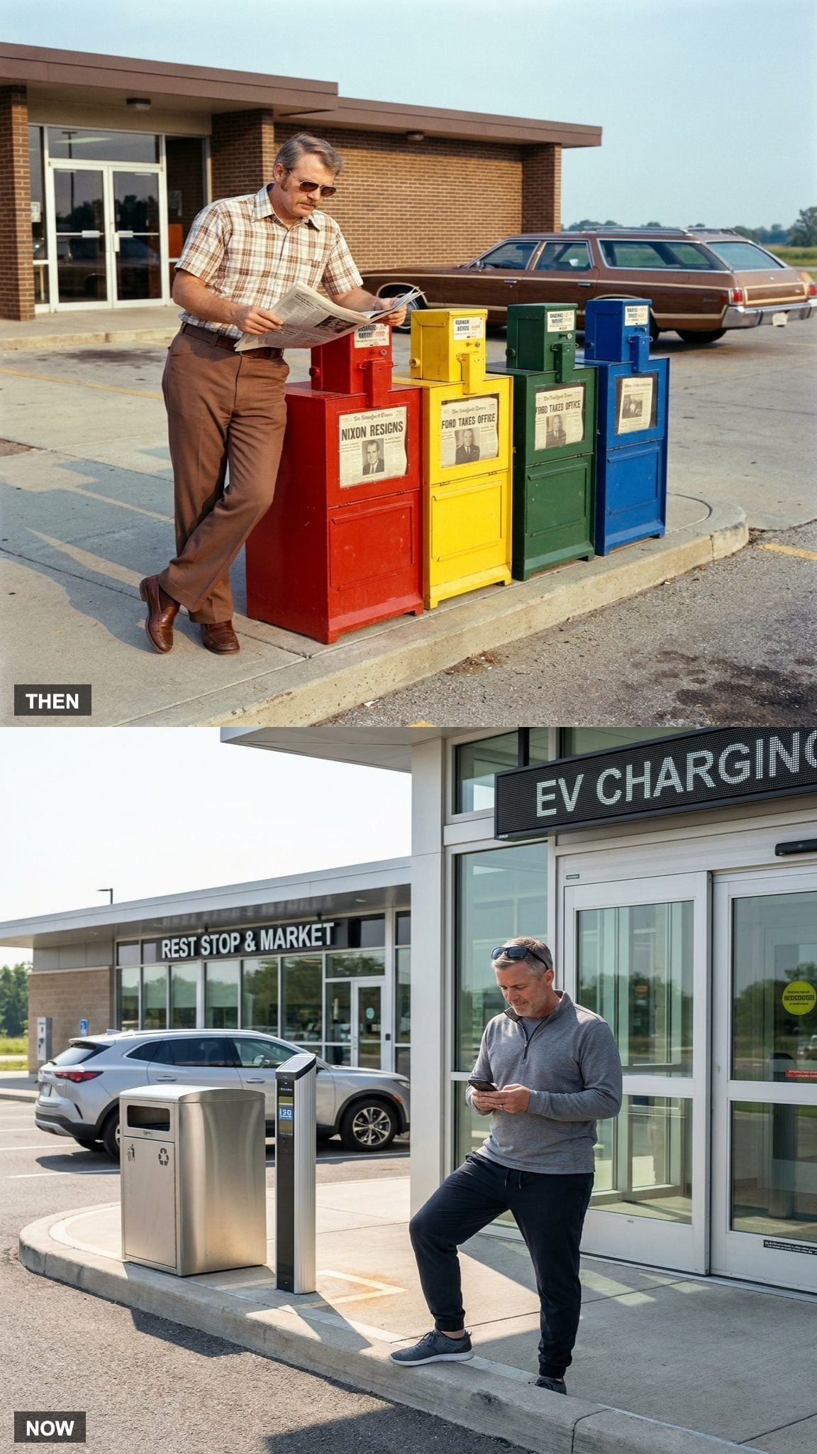 Newspaper Boxes at the Curb vs. Headlines in Your Pocket