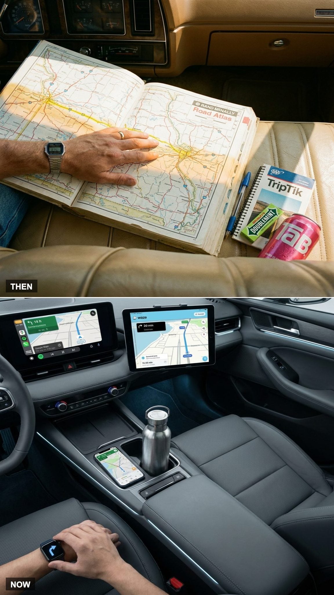 One Rand McNally vs. Four Screens Doing the Same Job