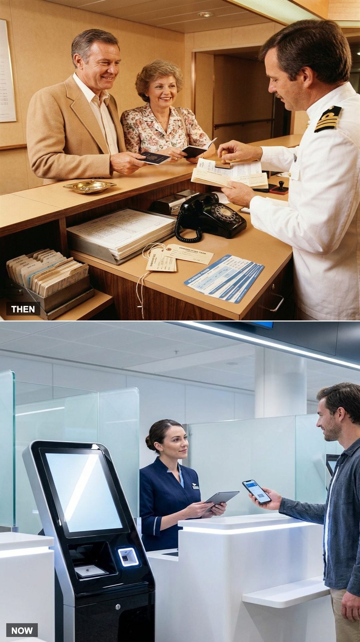 Paper Cruise Documents vs. Digital Check-In