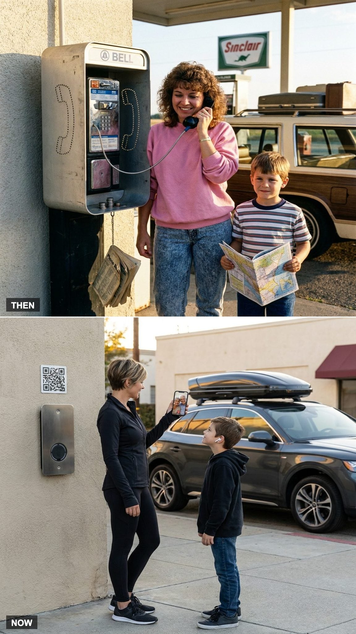 The Pay Phone Check-In vs. FaceTime From the Back Seat