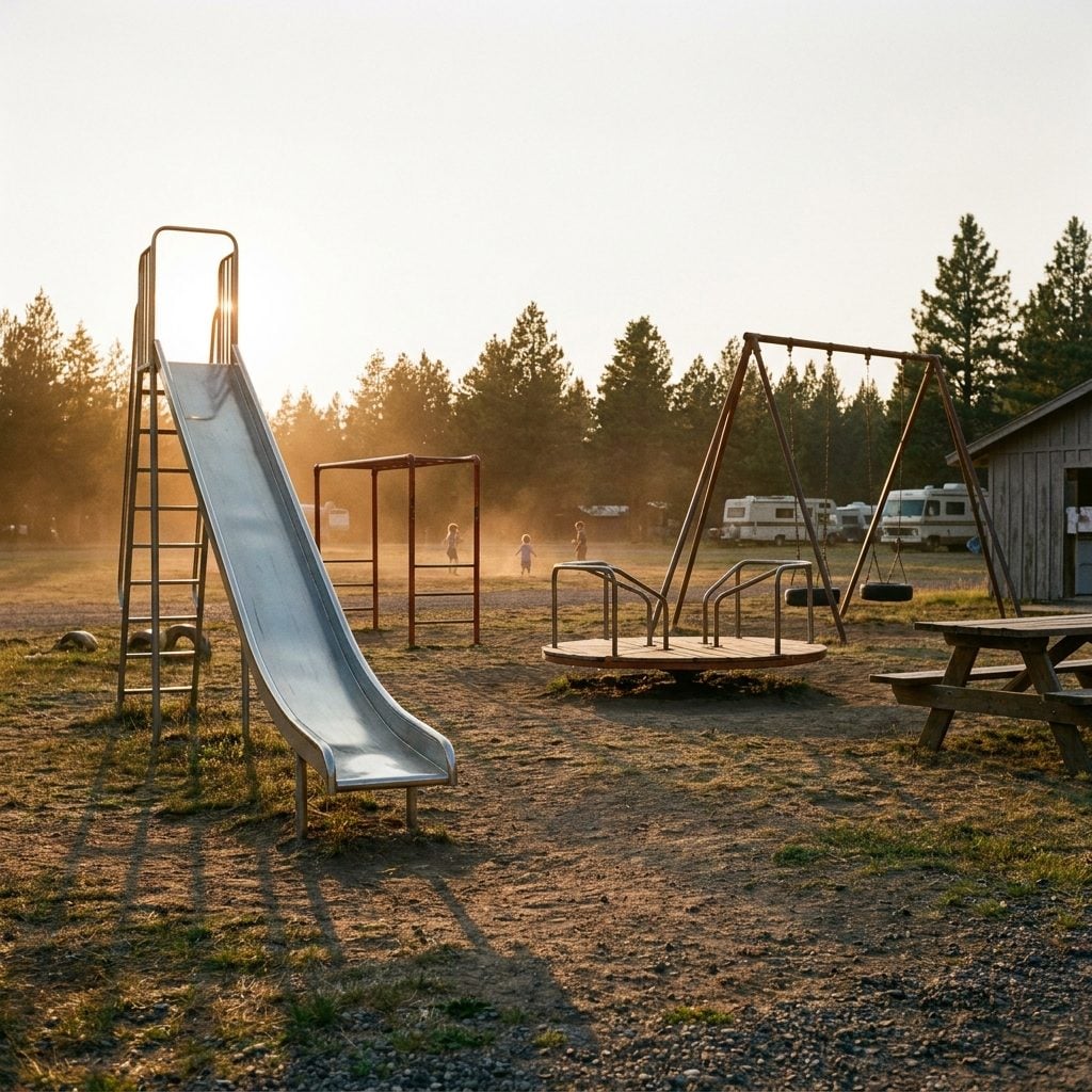 The Playground With the Metal Slide That Would Burn Your Legs Off