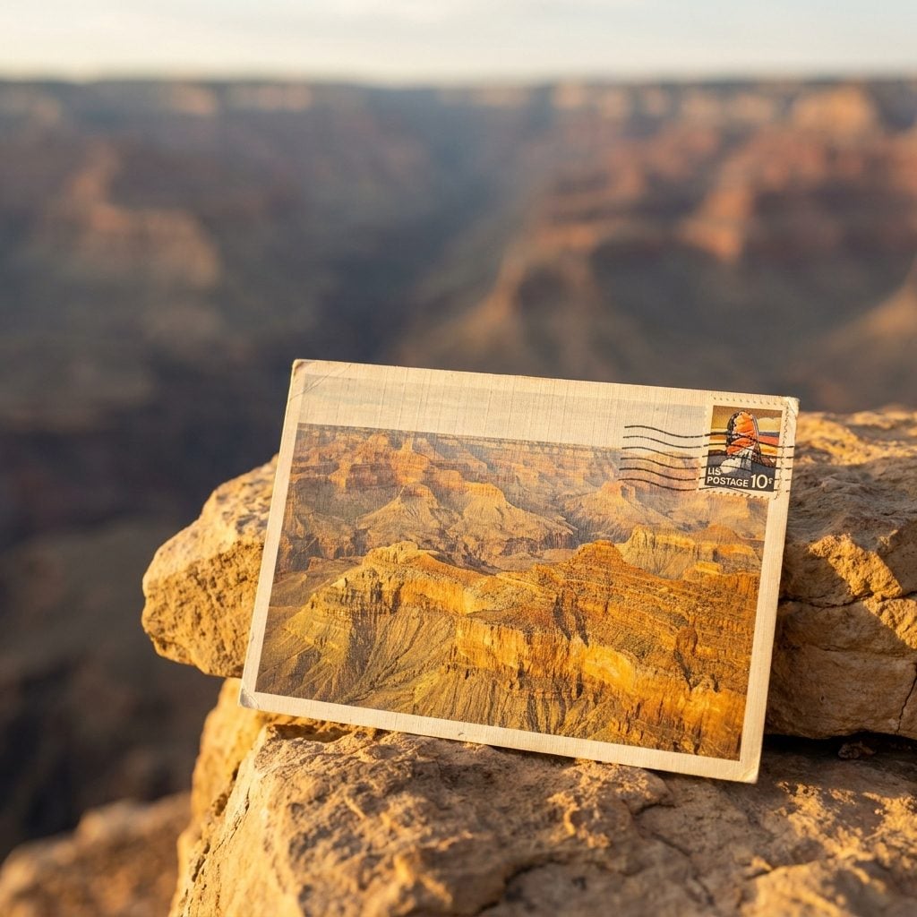 A Postcard and Postage From the Grand Canyon: Under 25 Cents