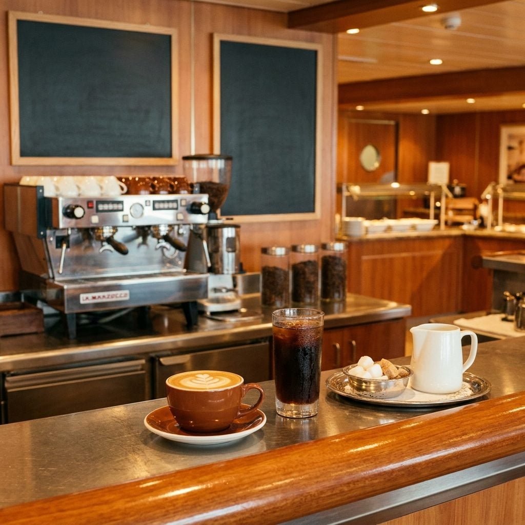 Pouring Coffee Before Checking the Specialty Station