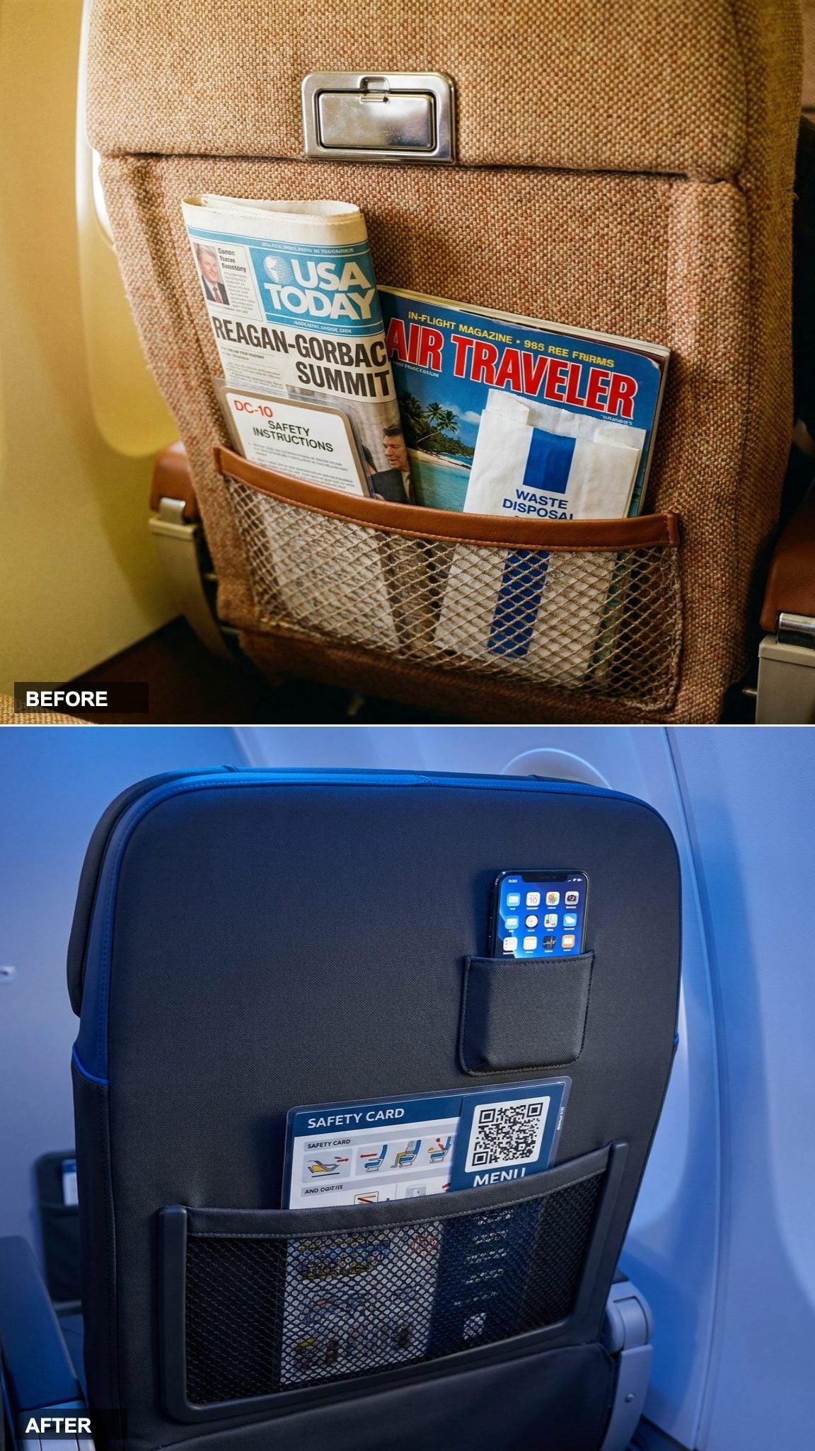 The Seatback Pocket: Magazines Then, Personal Screens Now
