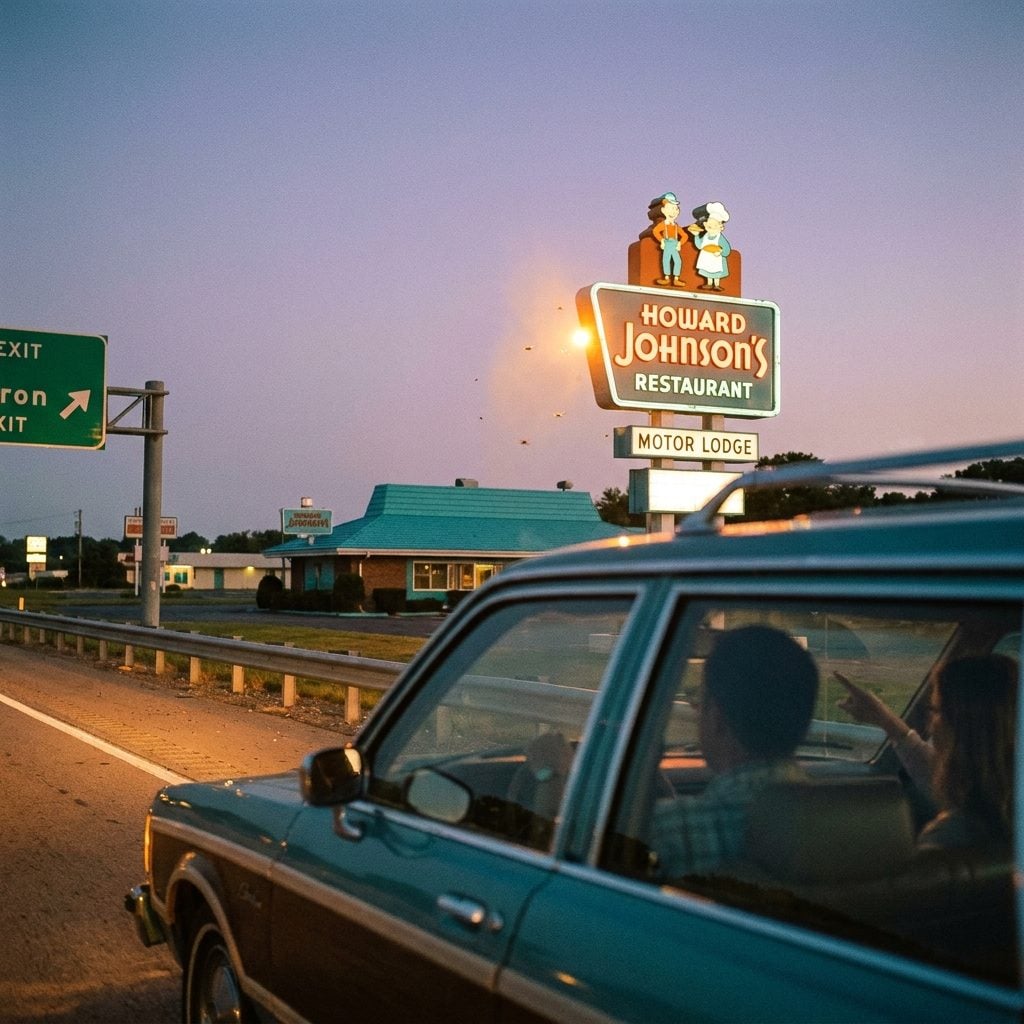 The Sign at the Exit That You Started Scanning For Ten Miles Out