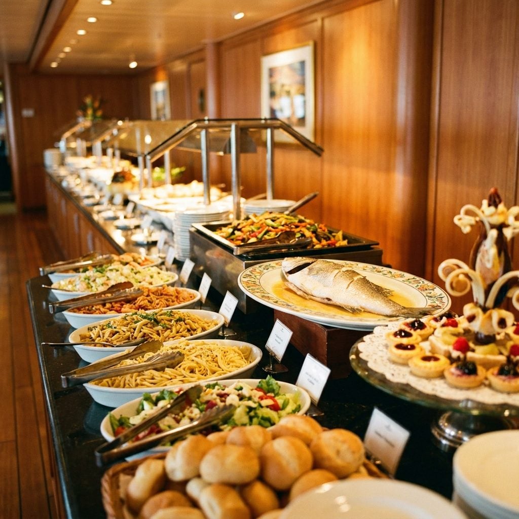 Skipping the Far End of the Buffet Because the First Station Looked Good Enough